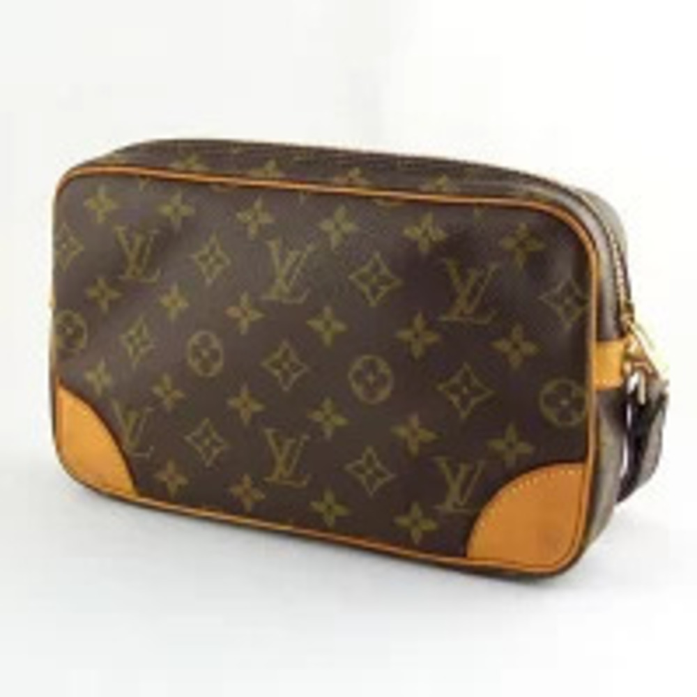 Louis Vuitton Dragonne Marly Monogram Bag Shoulder Brown